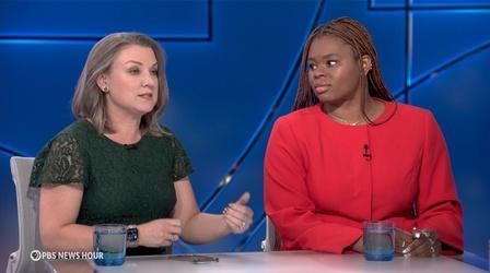 Video thumbnail: PBS News Hour Tamara Keith and Jasmine Wright on battleground strategies