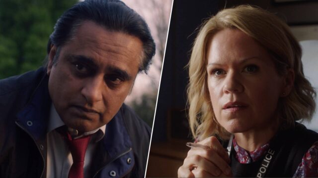 Sanjeev Bhasker and Sinéad Keenan in Unforgotten Season 5