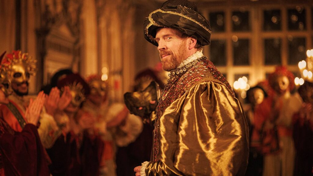 King Henry VIII (Damian Lewis) in Wolf Hall: The Mirror and the Light